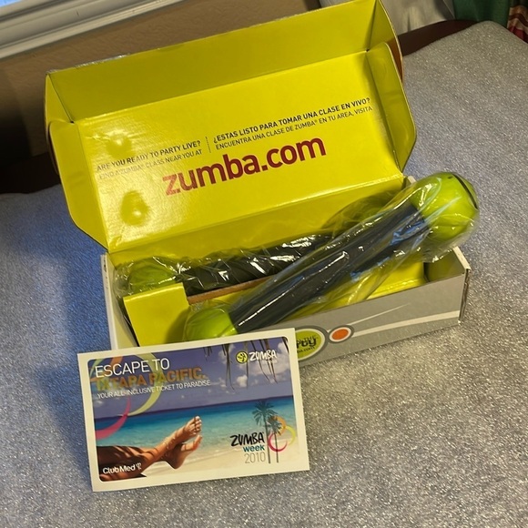 Zumba Fitness Body Shaping Toning Sticks/ Shakers Weights - Picture 1 of 6